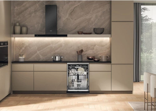Lavastovilje Whirlpool MaxiSpace W7F HP43 X, 15 sete, 60 cm, inox