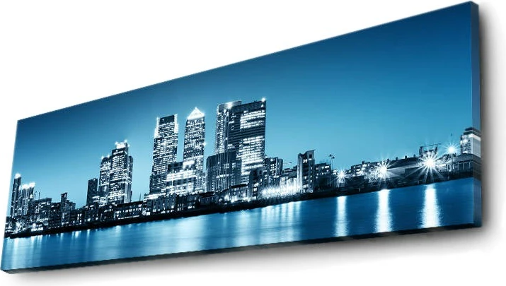 Pikturë dekorative me drita LED, shumëngjyrëshe, 30x90cm, 3090DACT-4