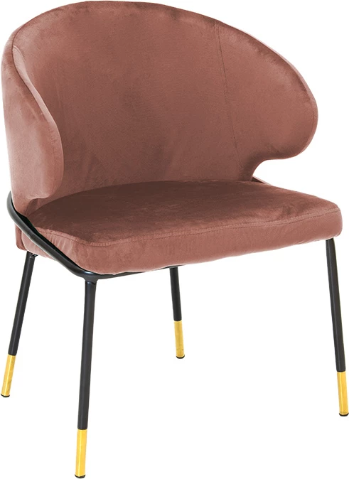 Karrige Nalu kadife mollë e kalbur-këmbë të arta