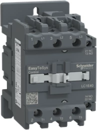 Kontaktor Schneider Electric LC1E40M5 – 22 kW, 220 V