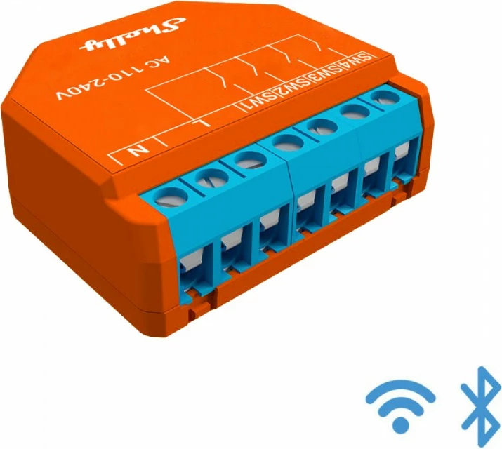 Pajisje e aktivizimit të veprimeve Shelly Plus i4
