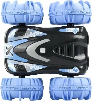 Automjet me telekomandë Exost 360 Aquacross 1:18, amfib (tokë/ujë), 2.4 GHz, bateri e rikarikueshme USB, shumengjyrësh