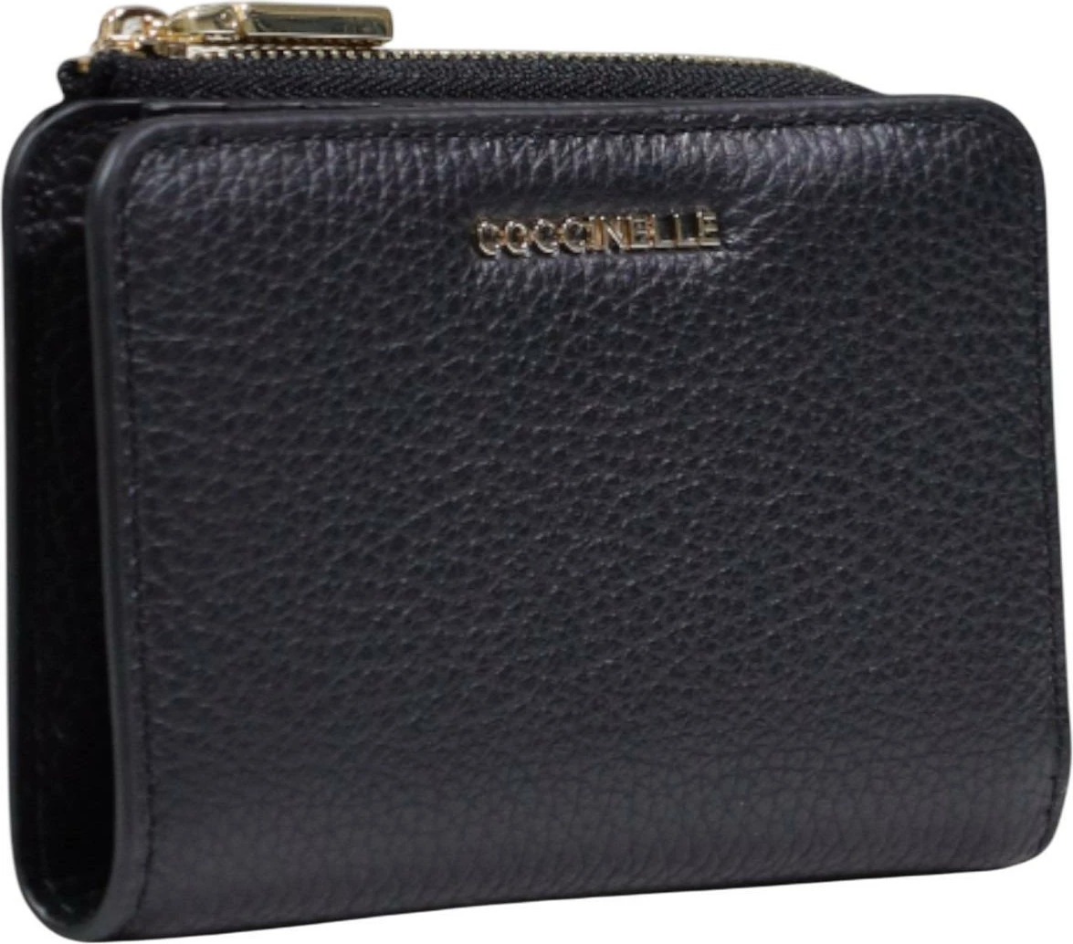 Portofol për femra Coccinelle METALLIC SOFT E2 MW5 11 D1 01, i zi