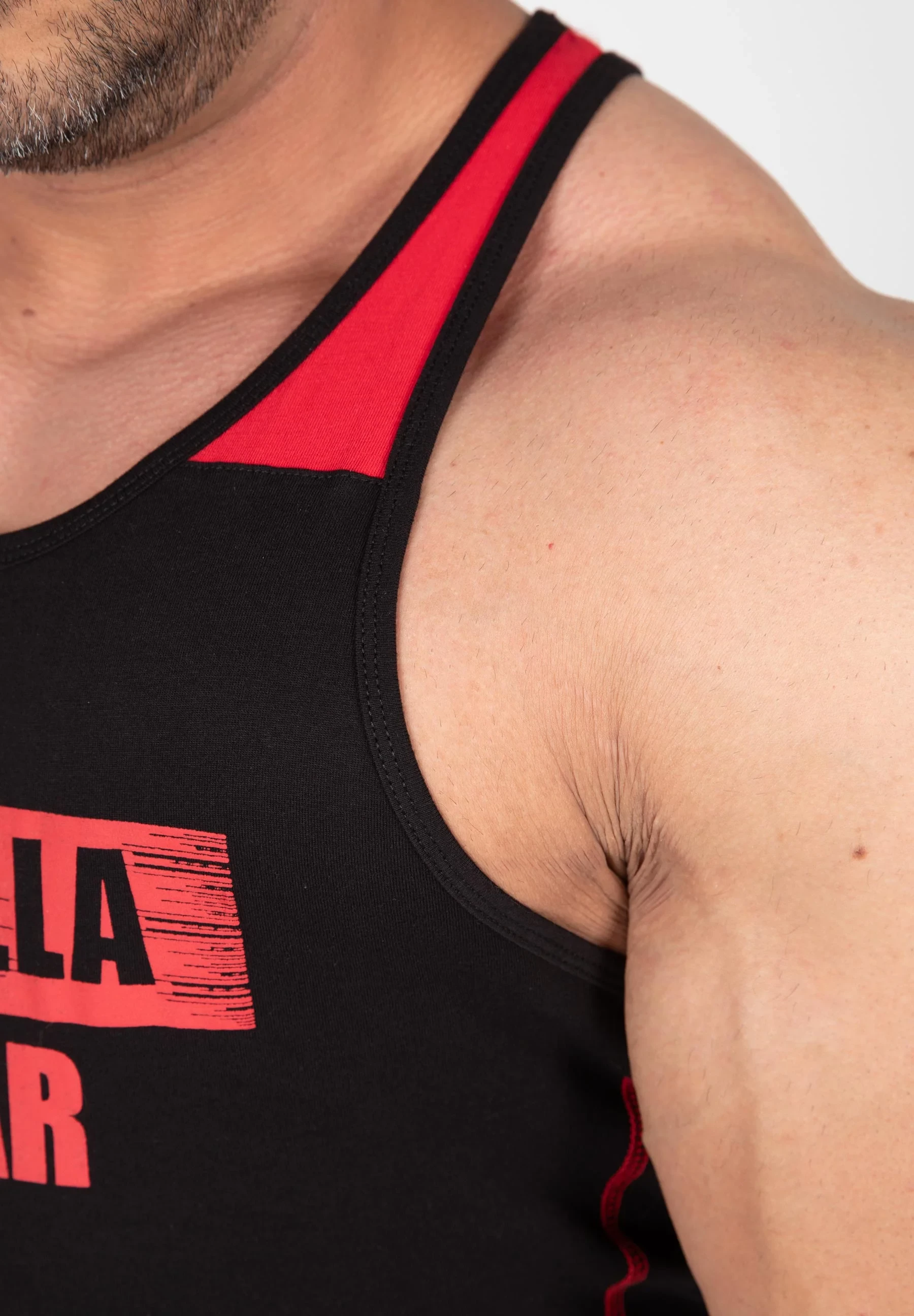 Wallace Tank Top - Black/Red [Madhësia: L]