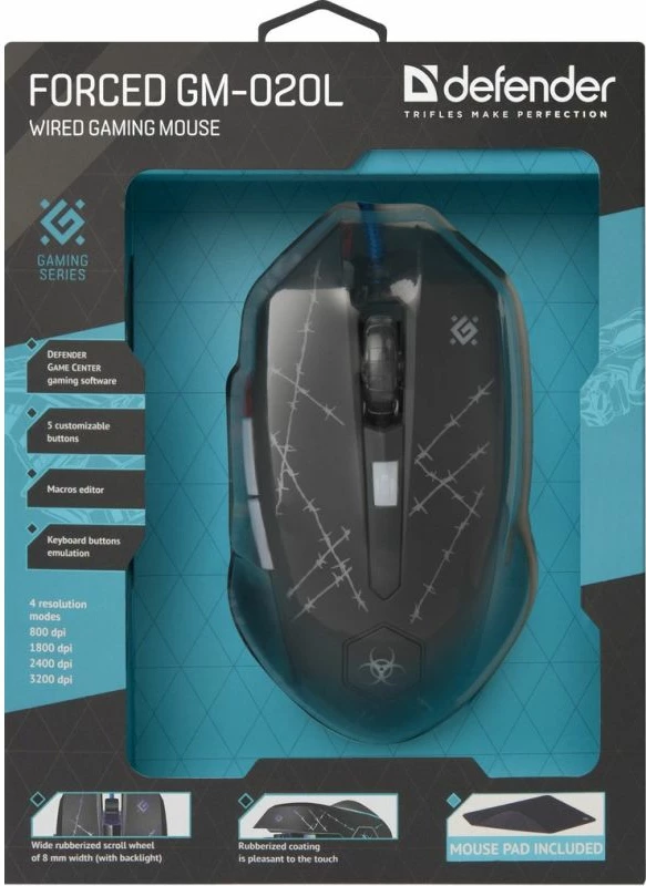 Maus gaming DEFENDER, i zi