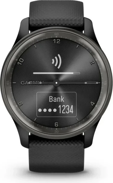 Smartwatch Garmin vivomove Trend 40mm, e zezë