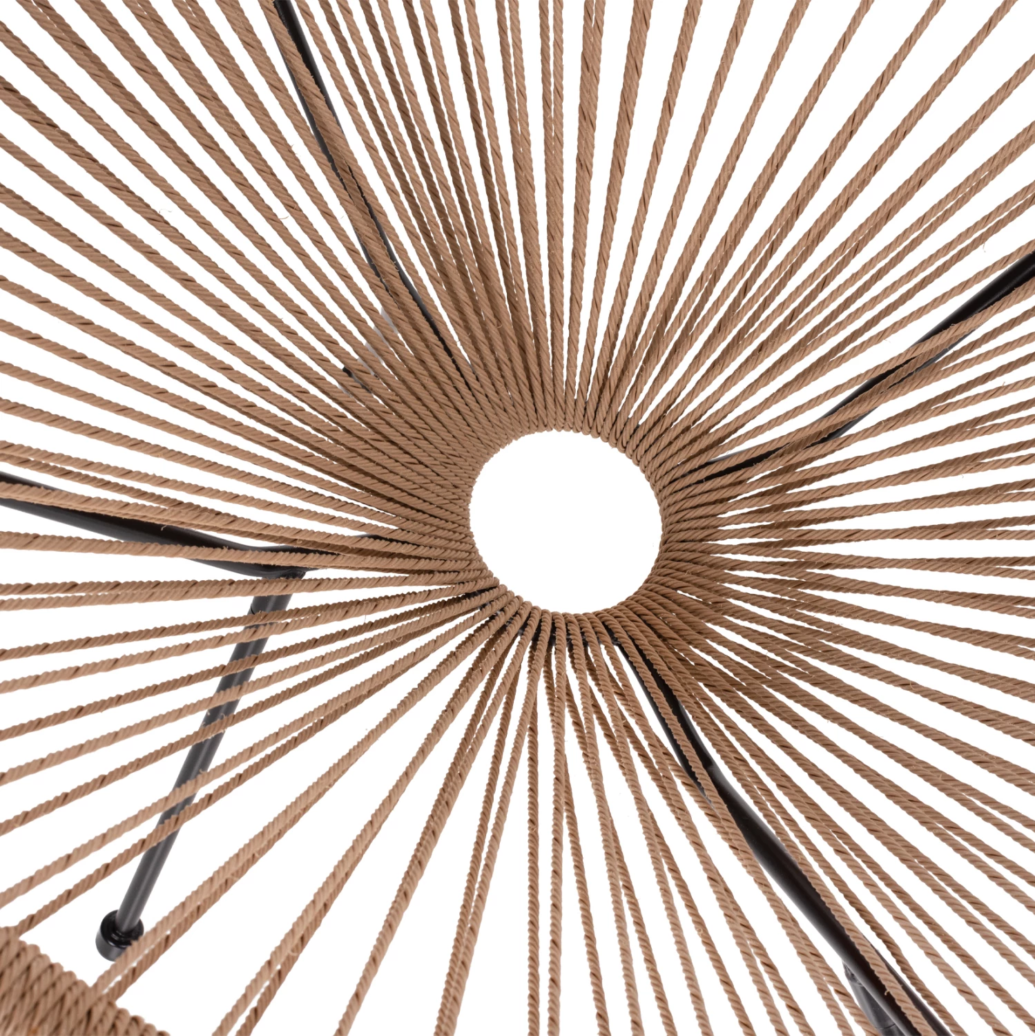 Karrige ACAPULCO lloj foleje, metal i zi & rattan natyral, FH5871.01, 70x73x79Hcm 6