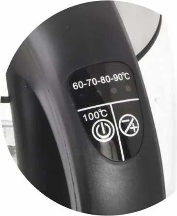 Vluese uji Esperanza EKK026 1.7L, 2200W, e zezë, xham 