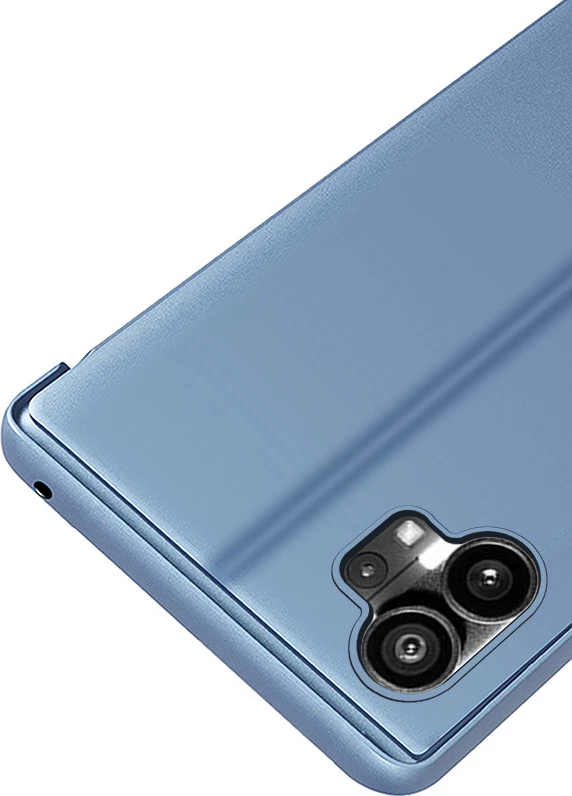 Mbështjellës Hurtel Clear View Case për Nothing Phone 1, me kapak, i zi