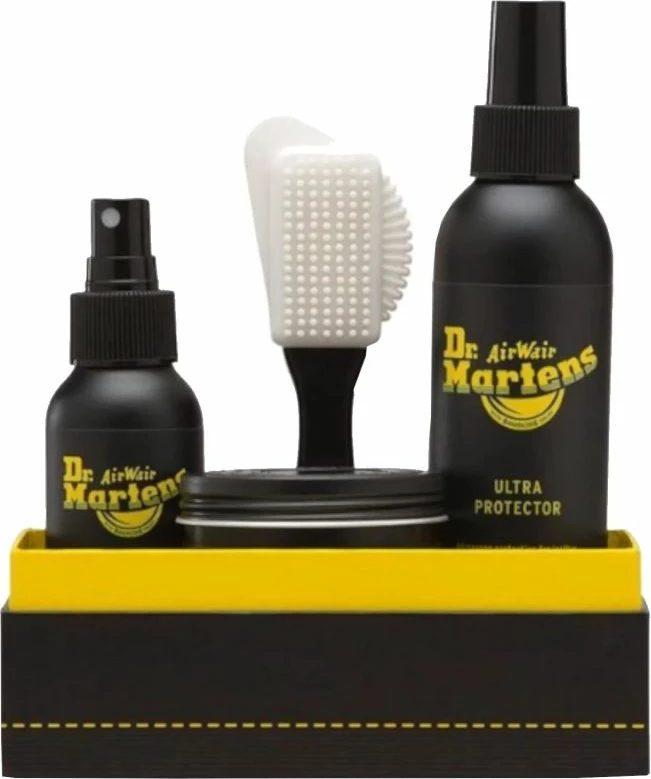 Set për kujdesin e këpucëve Dr Martens, i zi