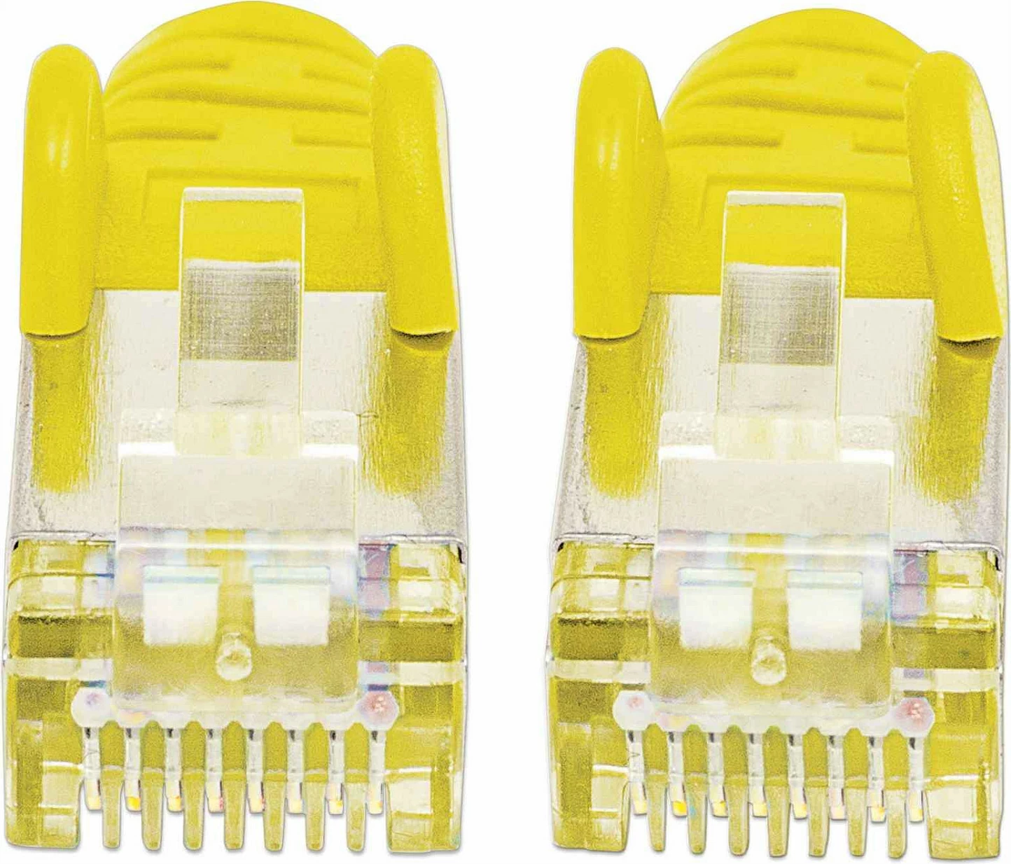 Kabllo rrjeti Intellinet Cat7 20m, RJ45 me konektorë Cat6A, S/FTP, 10GbE, e verdhë