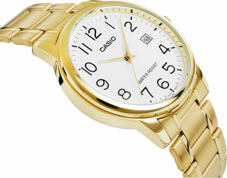 Orë dore për meshkuj Casio, ari