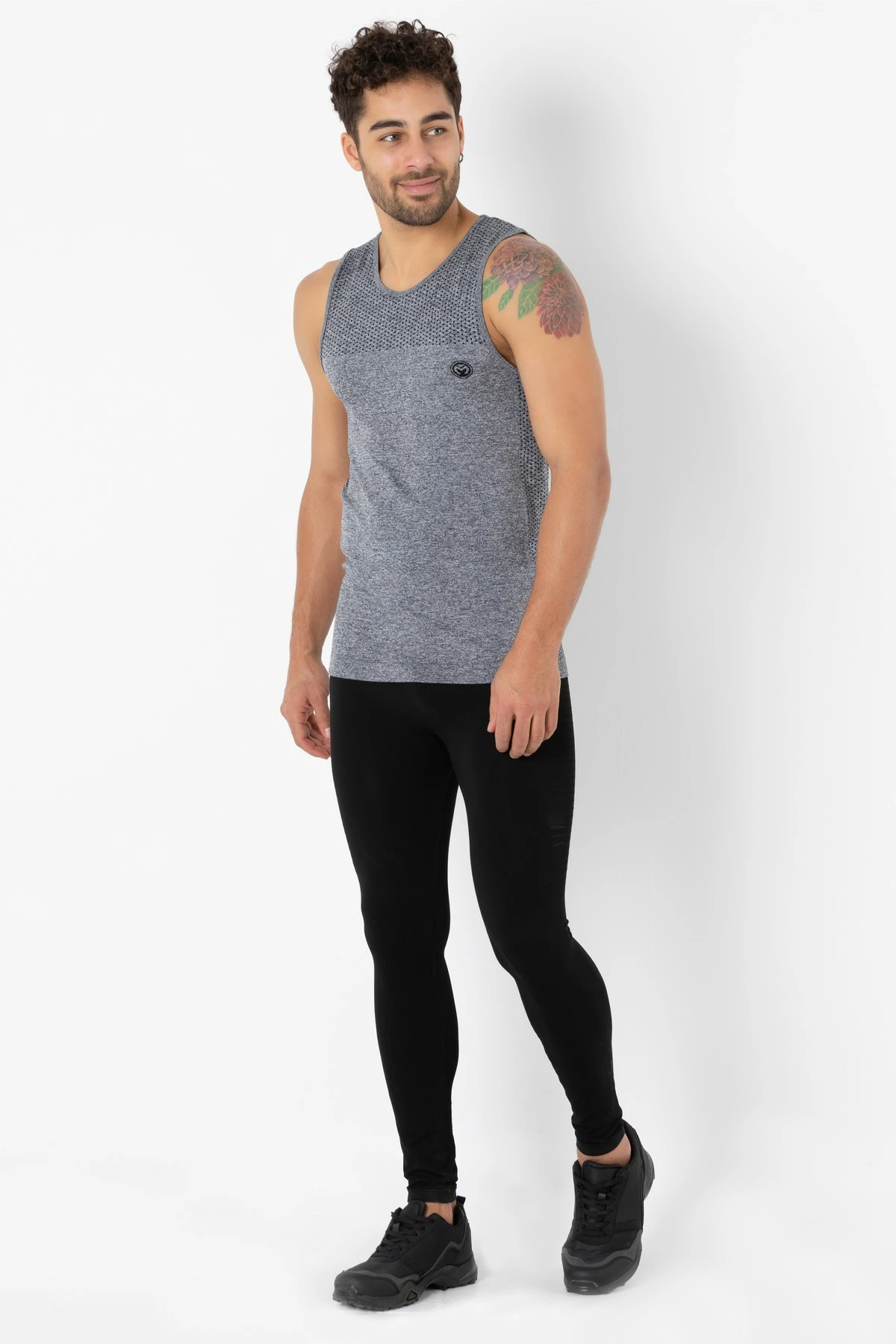 Maicë sportive për meshkuj, Jumeon, 002-000433002, e zezë
