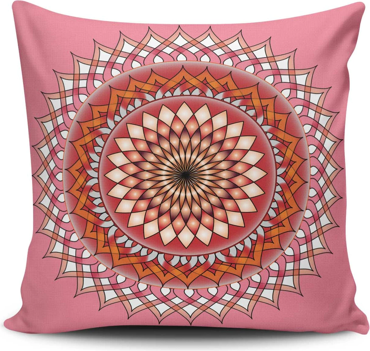 Jastëk Aberto Design, MANDALA-28, shumëngjyrësh, 43x43cm