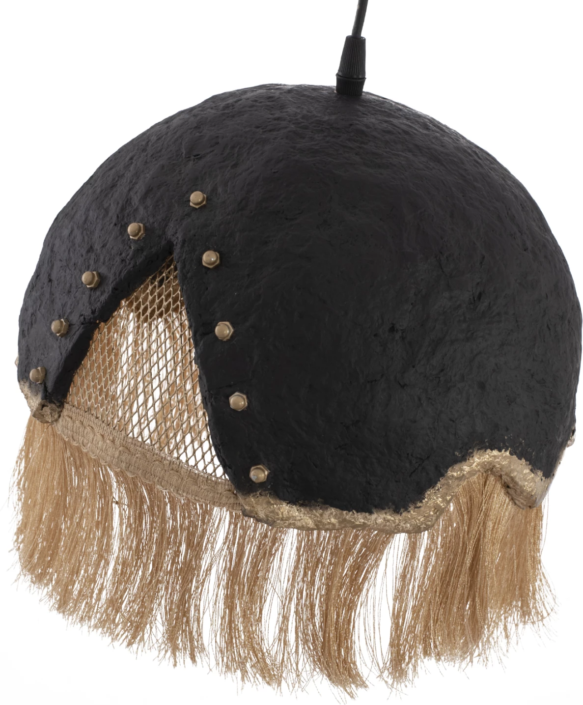 Llambë varëse tavani metalike me franja, Φ30x70Hcm, FH7693.01