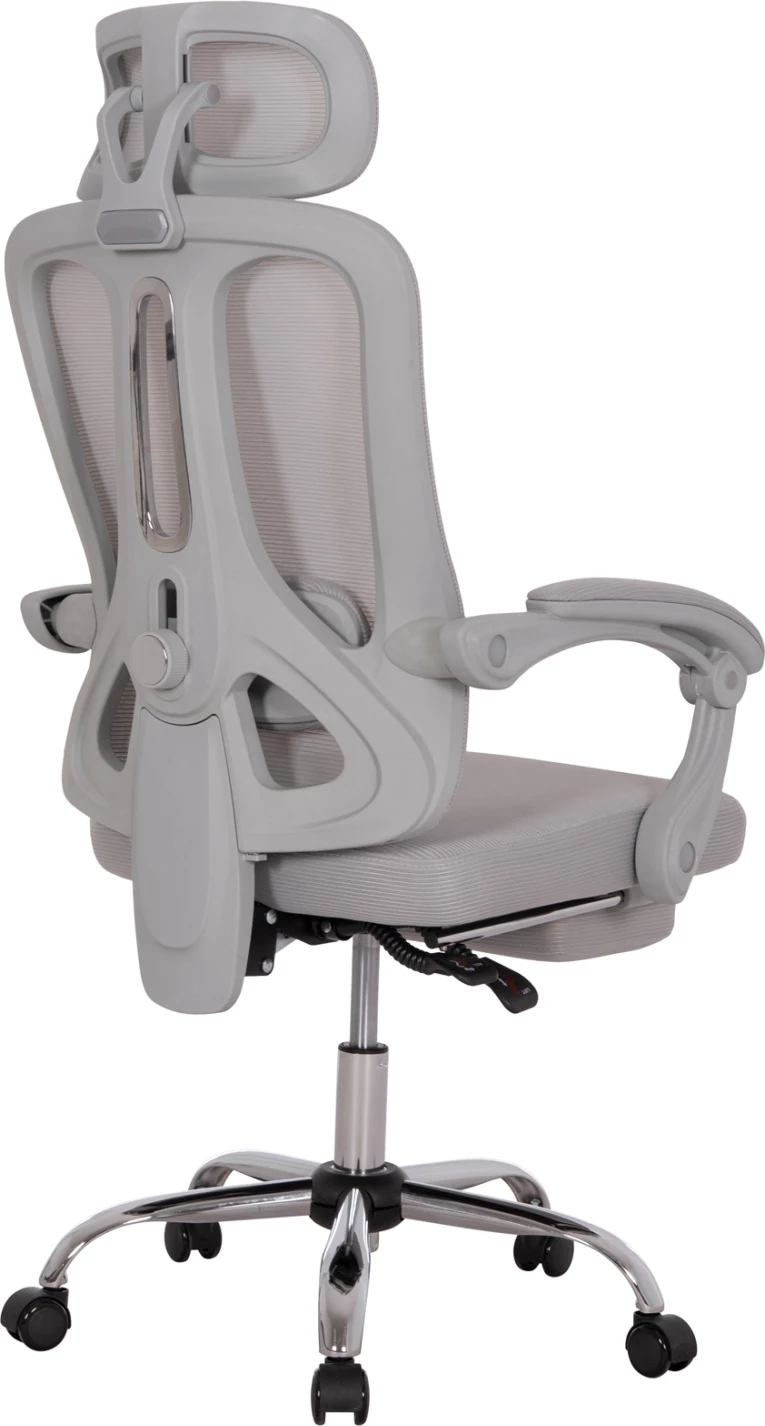 Karrige zyre BARNET, rrjetë gri, kornizë najloni gri, FH18258.02, 61x62x123cm