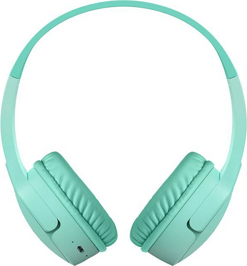 Kufje Belkin SoundForm Mini, Bluetooth + 3.5mm, 30h, 85 dB, Mint