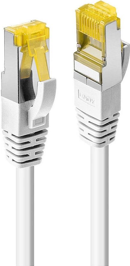 Kabllo Ethernet LINDY Cat7 S/FTP LSZH 1.5m, RJ45-RJ45, e bardhë