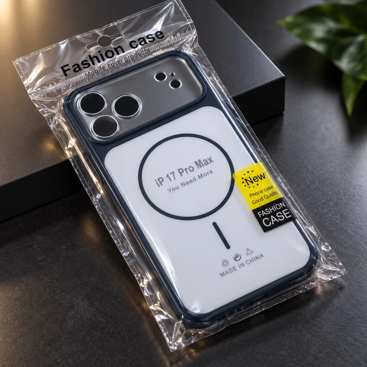 Mbrojtëse për iPhone 17 Pro Max – E Bardhë dhe Transparente