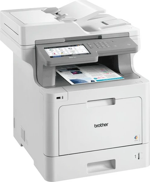 Printer multifunksional Brother MFC-L9570CDW, laser, ngjyrë, A4, WiFi, ekran prekje, bardhë