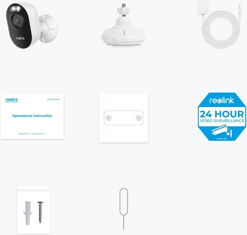 Kamerë IP Reolink LUMUS Series E430, e bardhë