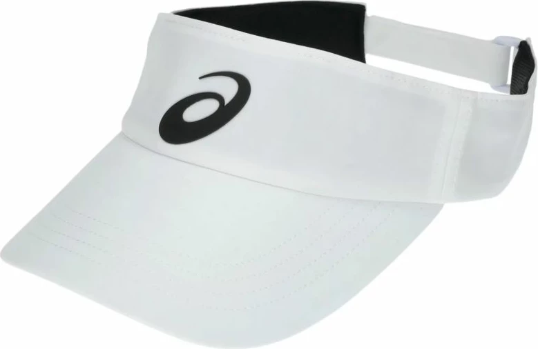 Kapelë visor Asics për meshkuj dhe fëmijë, e bardhë [Madhësia: M]