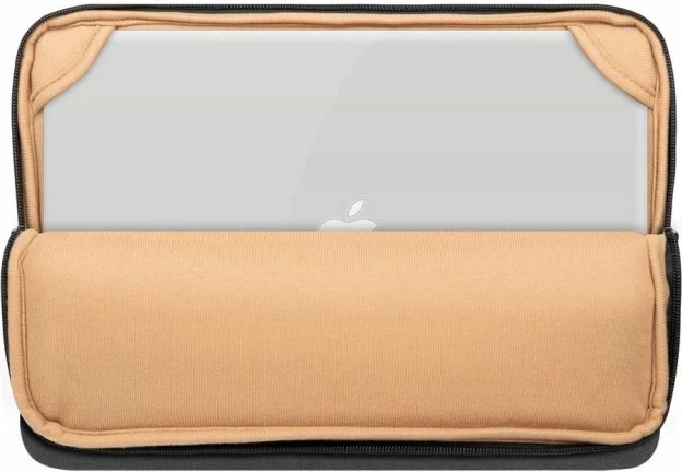 Mbështjellës (sleeve) për MacBook Air 15\" RivaCase 8115, ECO RPET, super i hollë, me zinxhir të dyfishtë, e zezë