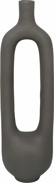 Vazo Finton, alumin, ngjyrë balte, 15x12x50cm
