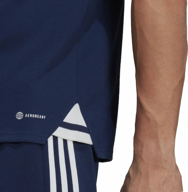 Fanellë polo për meshkuj adidas, blu marine