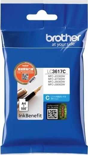 Ngjyrë LC-3617C për printer Brother, e kaltër