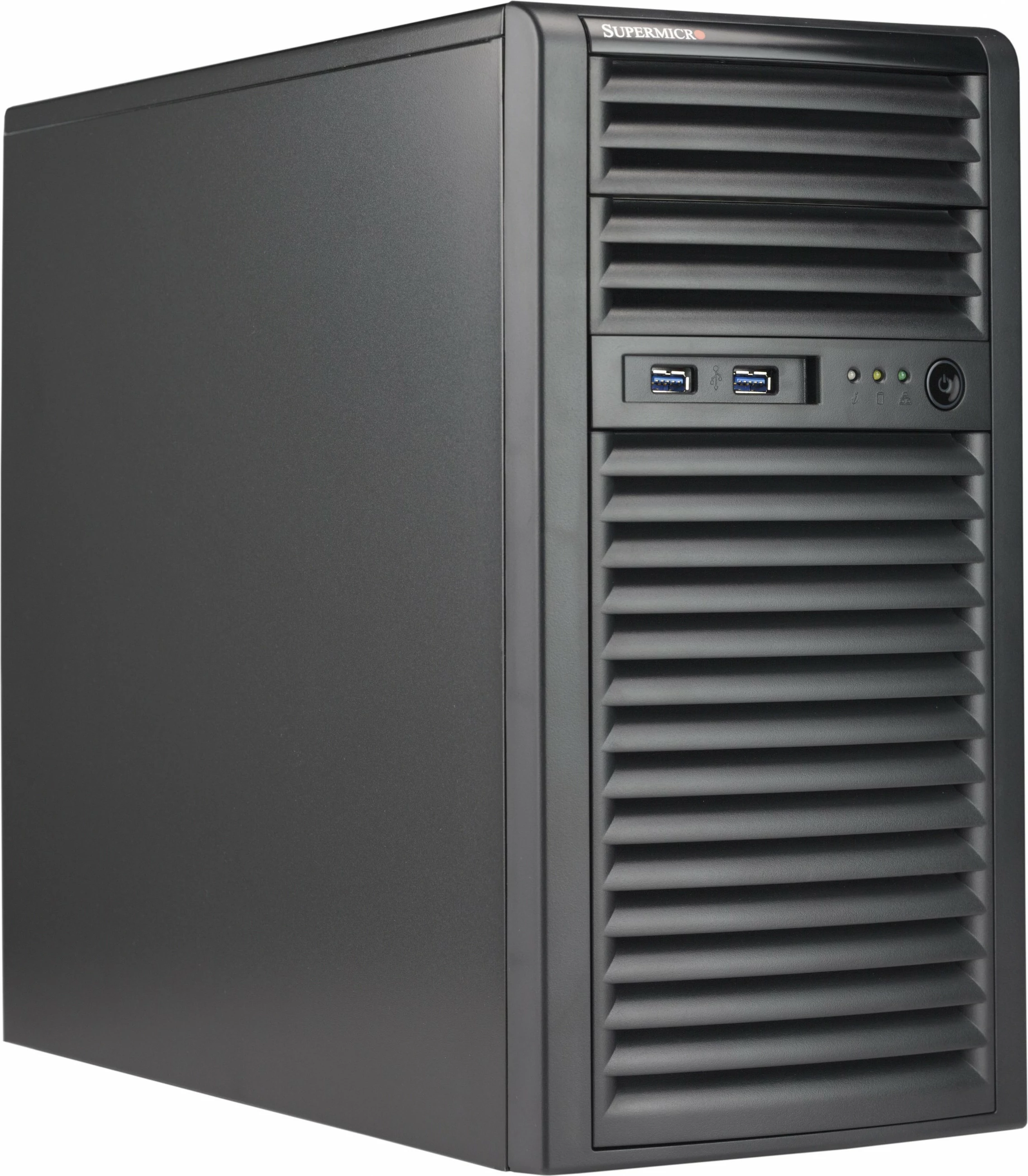 Kasë Supermicro CSE-731I-404B, Mini Tower, Server, micro ATX, e zezë