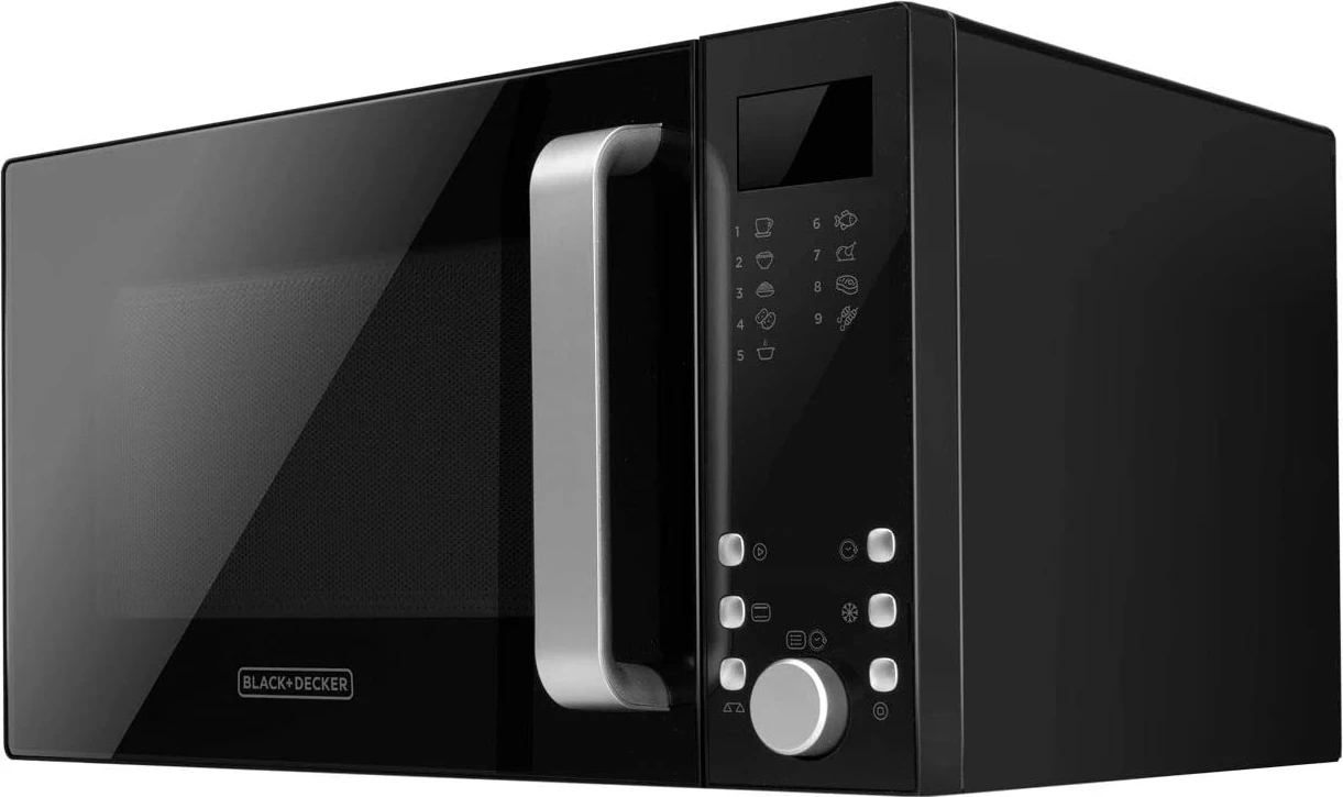 Furrë me mikrovalë Black&Decker BXMZ900E 900 W 23 L me grill, e lirë për vendosje, e zezë