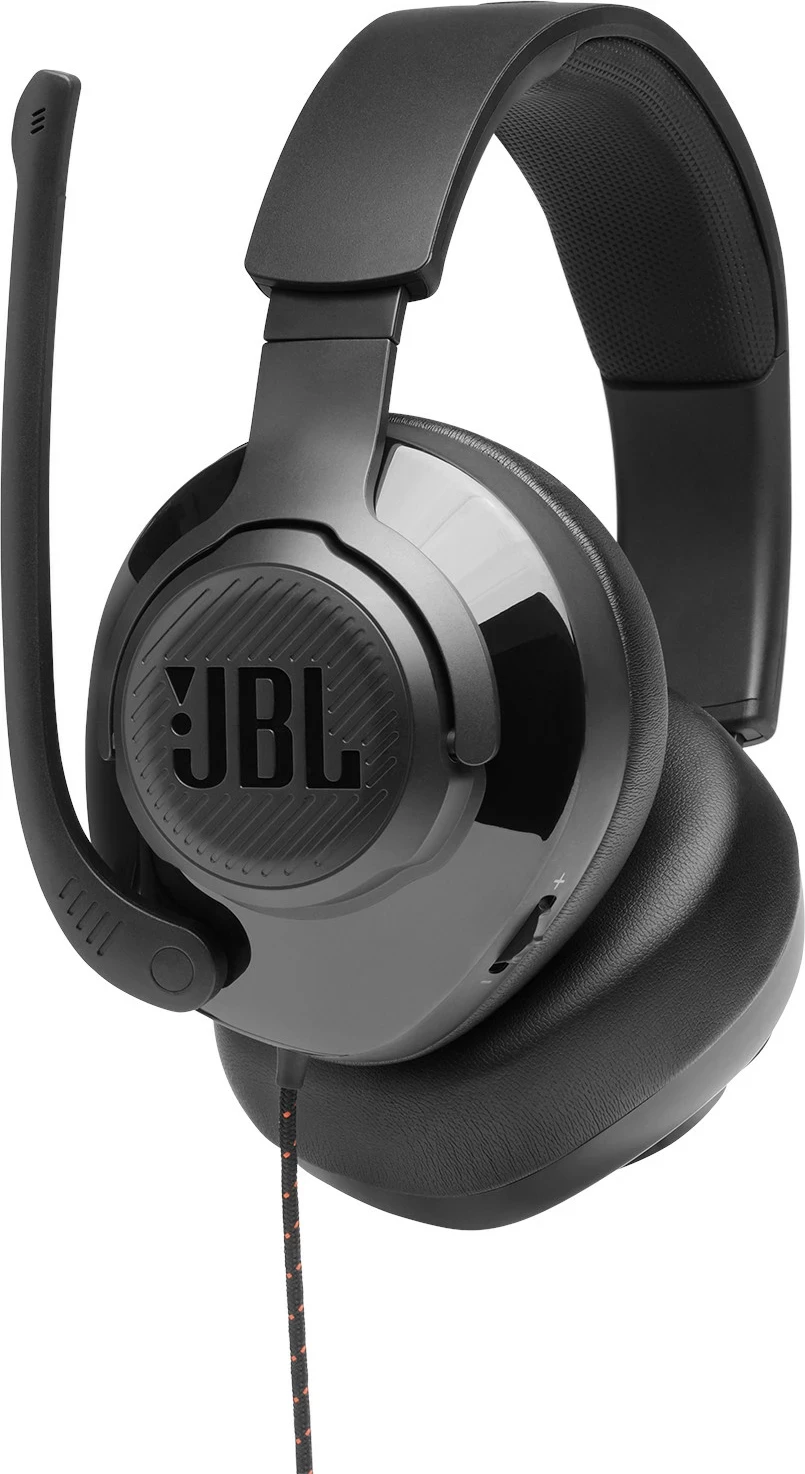 Kufje me kabllo JBL Quantum 200, mikrofon i shkëputshëm, të zeza