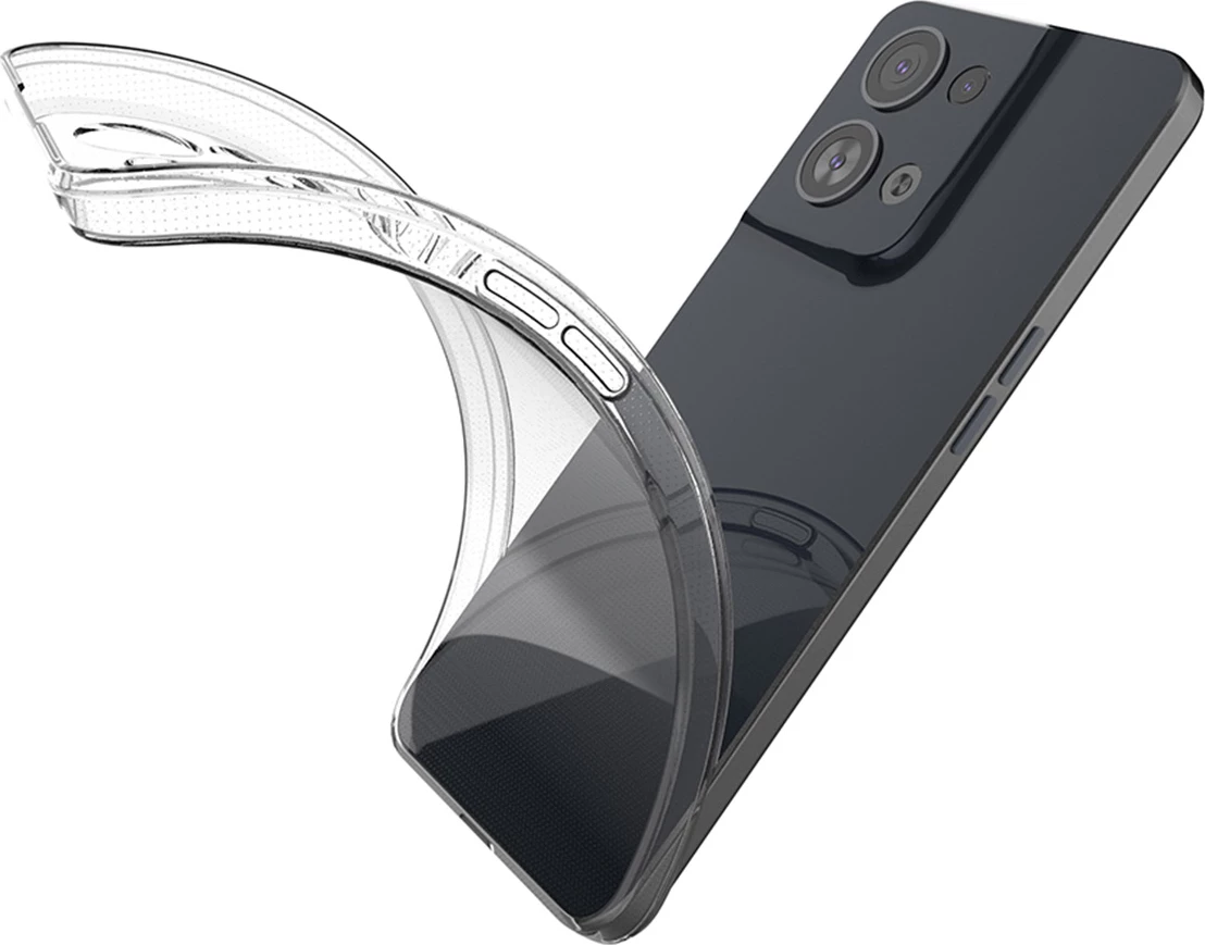 Mbështjellës Hurtel Ultra Clear 0.5mm për Oppo Reno 8 Pro, Transparent