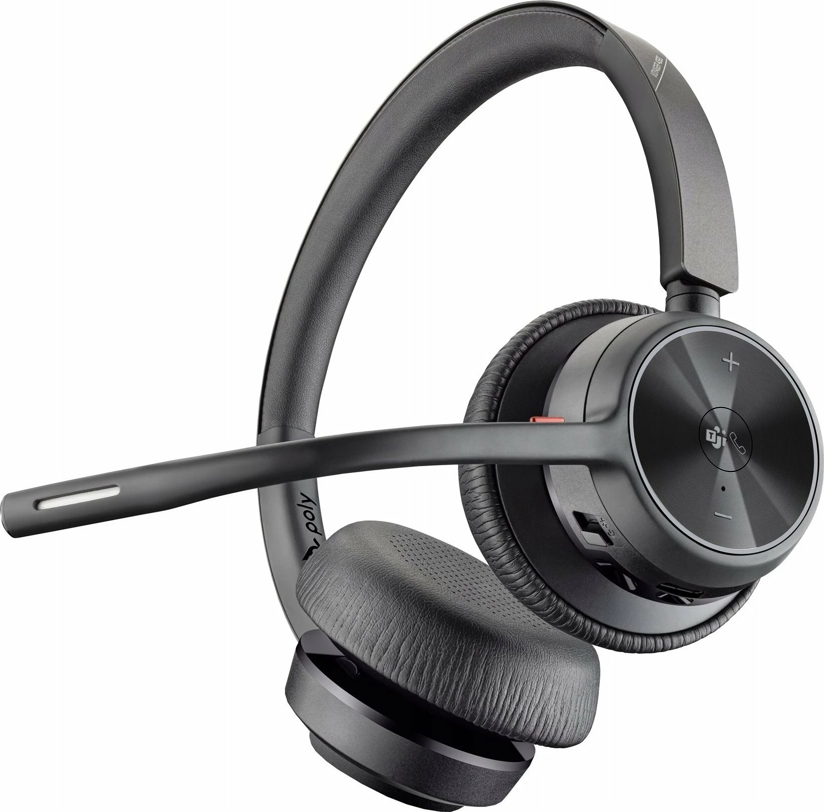 Kufje Poly Voyager 4320-M (77Z32AA), Bluetooth 5.1, wireless + USB-C, over-ear stereo, Microsoft Teams Certified, me BT700 dongle + charging stand, e zezë