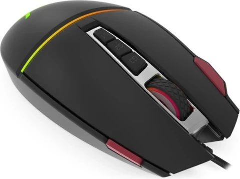 Maus Krux Fuze Pro, USB Lloji-A, 12000 DPI, i zi