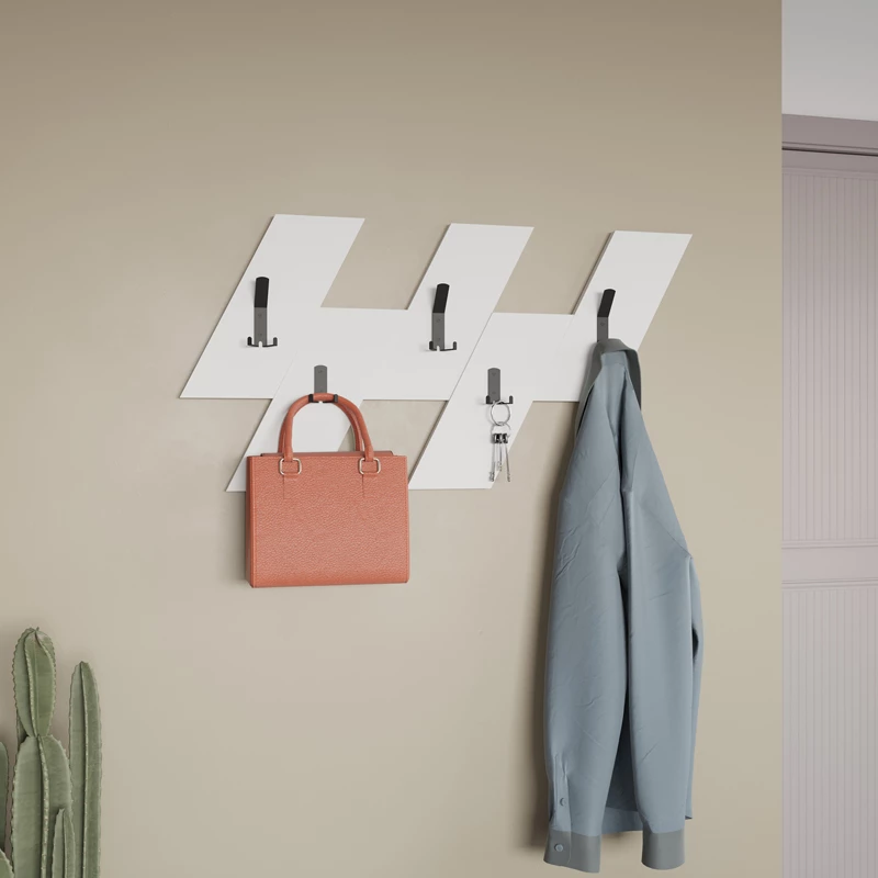 Varëse muri Livy, ngjyrë e bardhë, melaminë, 75.2x1.8x45.3cm