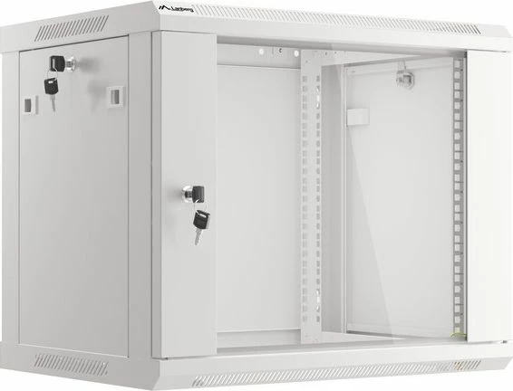 Kabinet rack muror Lanberg WF01-6409-10S 19" 9U 600x450x512.35mm, gri