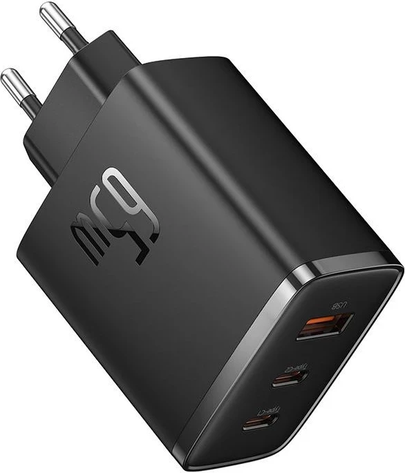 Karikues Baseus OS-Cube Pro, 2xUSB-C + USB, 65W, ngjyrë e zezë