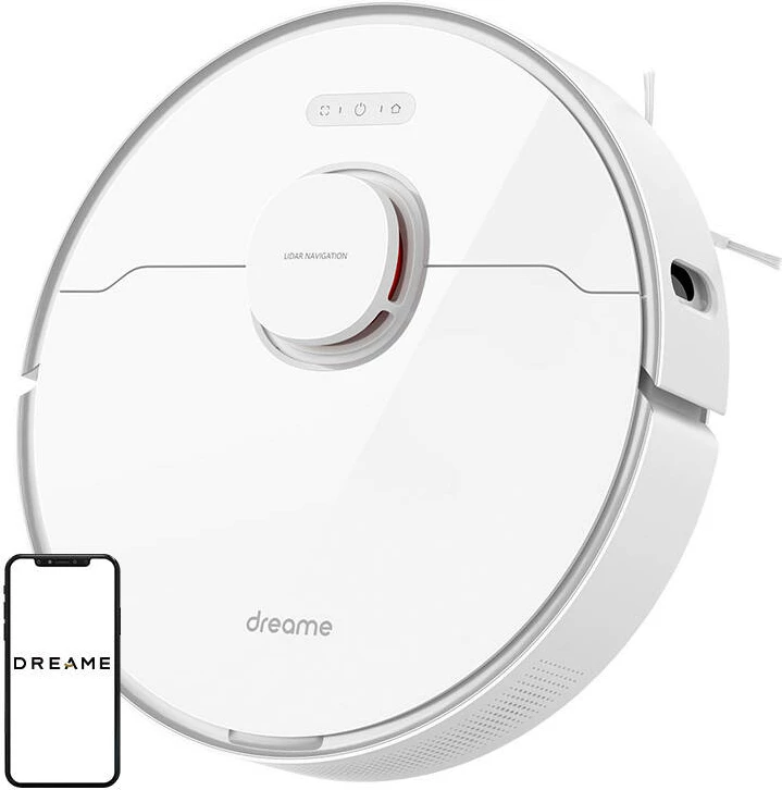 Robot fshesë Dreame Bot L10 Pro, 4000Pa, 150 min, depozitë pluhuri 0.57 l, rezervuar uji 0.27 l, navigim LDS/SLAM, e bardhë