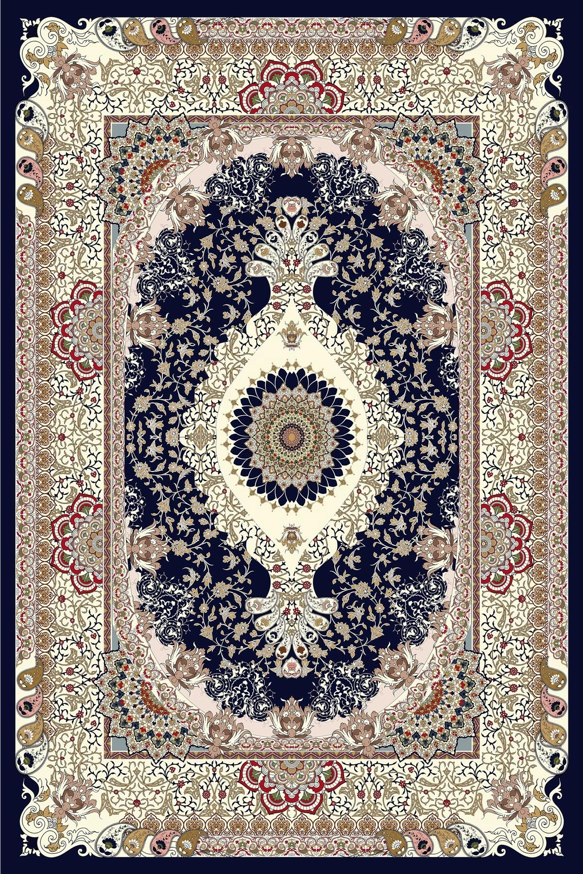 Qilim Conceptum Hypnose, shumëngjyrësh, 60x100cm, Hmnt822