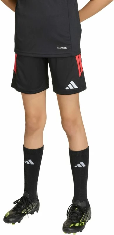 Shorce për fëmijë adidas Tiro 26 League JY7148, të zeza dhe të kuqe