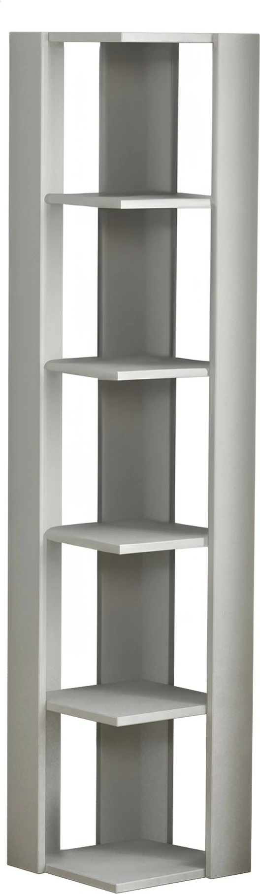Raft librash Skye Decor, i bardhë, 34x161x34cm