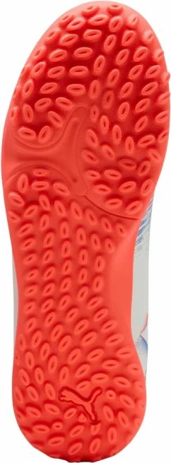 Atlete futbolli për fëmijë Puma, të bardha-portokalli