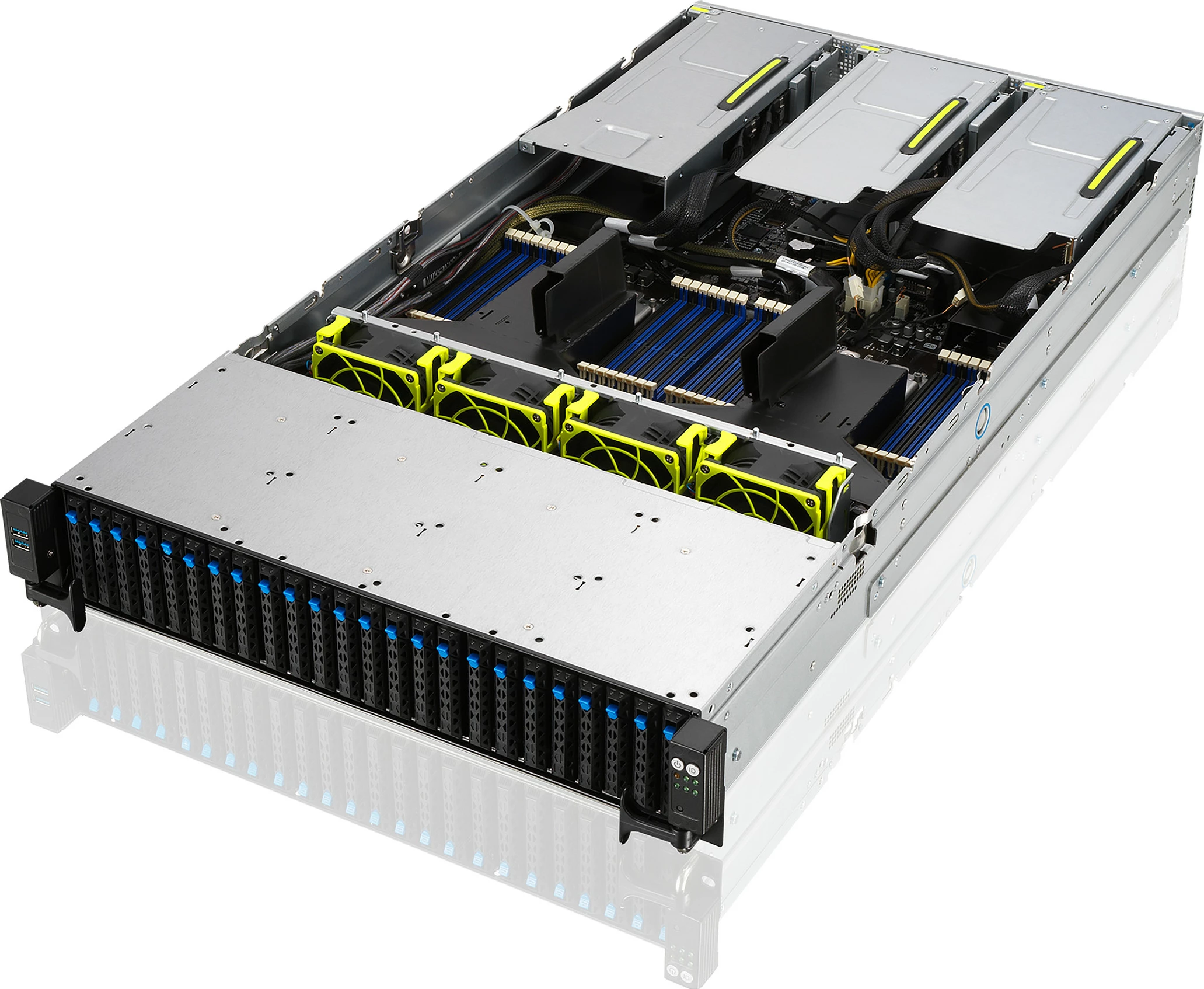 Server barebone ASUS RS720-E11-RS24U, Rack 2U, Intel C741, DDR5, PCIe 5.0, 1600W, 80+ Platinum