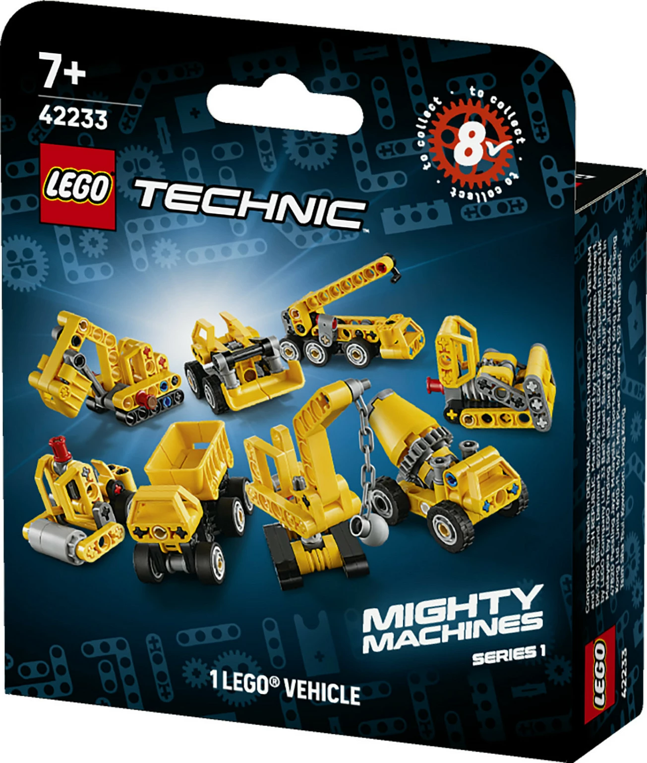 Set ndërtimi LEGO Technic 42233 Mighty Machines, 44 pjesë, shumëngjyrësh