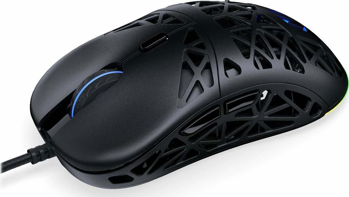 Maus Endorfy LIV EY6A020 12000 DPI USB me kabllo RGB 6 butona, e zezë