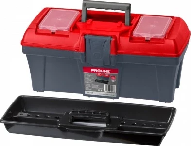 Kuti veglash PROLINE 35737 16\" 398x200x186 mm kuqe/hiri