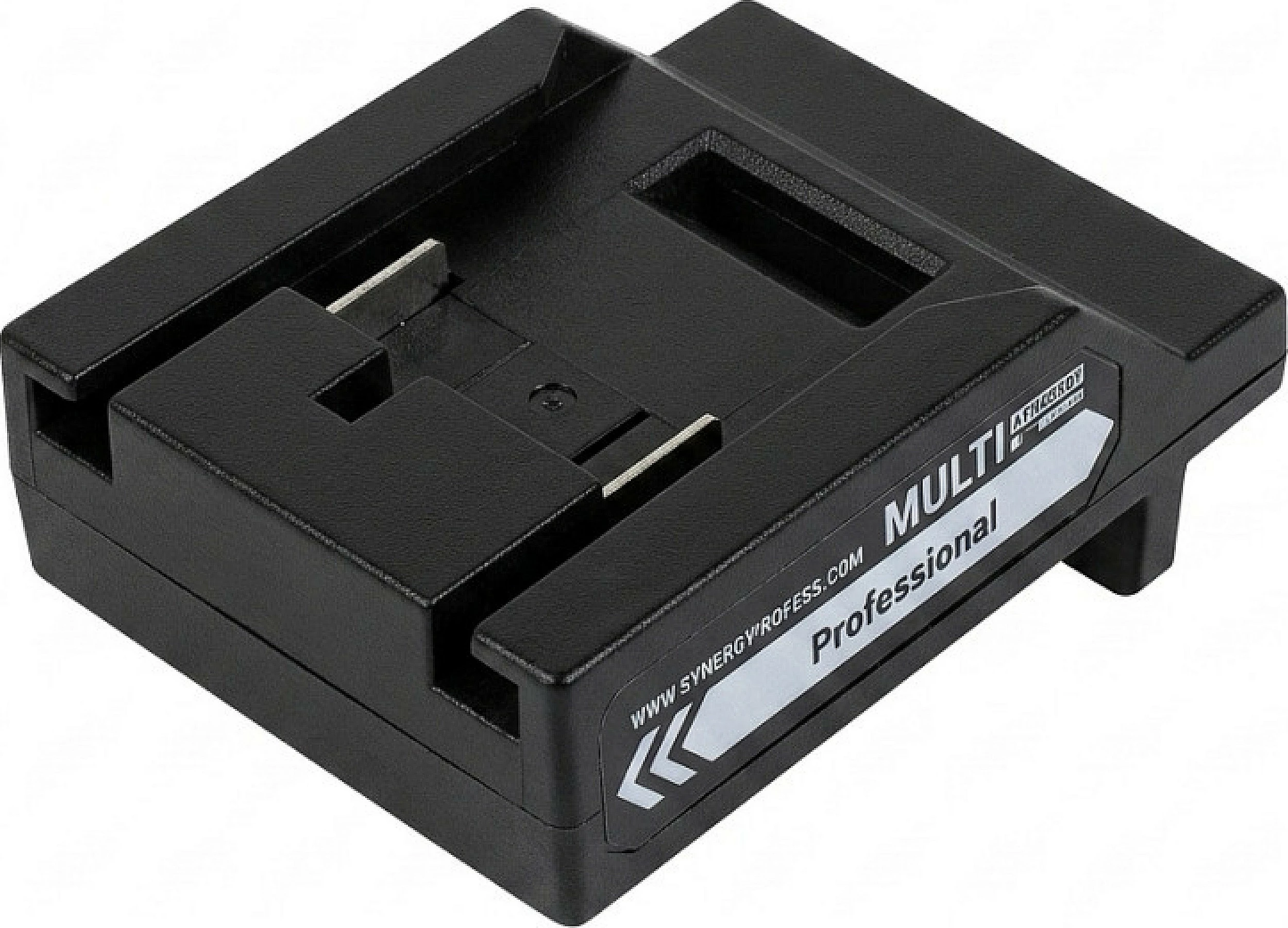 Adapter baterie Synergy21 Multi Battery për reflektor pune LED, kompatibil me Bosch Professional, i zi