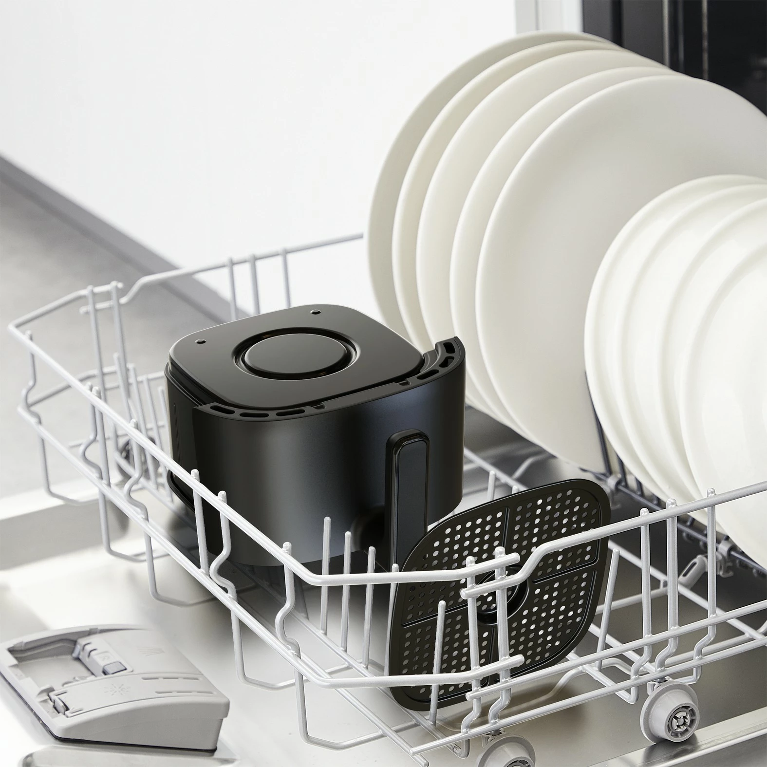 Fritezë me ajër të nxehtë Tefal Easy Fry EY145810, 3 L, E zezë